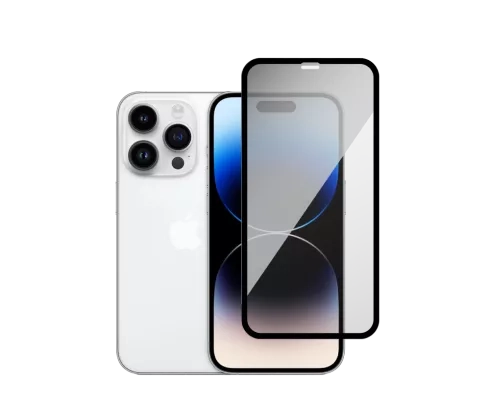 iPhone 14 Pro Silver with screen protector